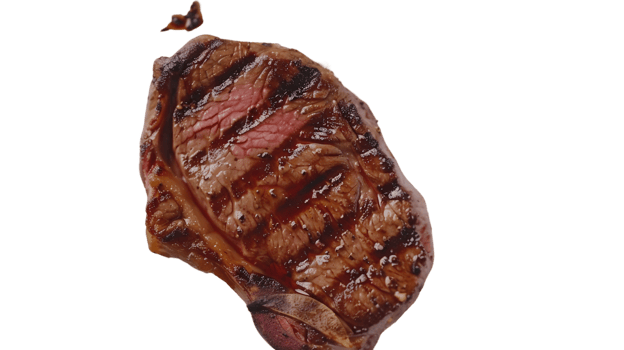 Grilled Steak with Perfect Char Marks and Seasoning Ideal for Culinary and Food Photography png