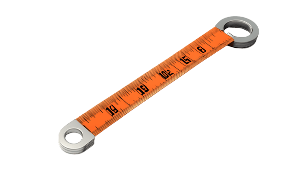 Flexible Measuring Tape with Metal Ends Essential Tool for Precision Measurement in Constructi png