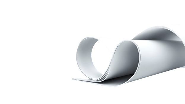 Rolled Paper Tube on Black Background Minimalist Design for Creative Projects and Presentation png