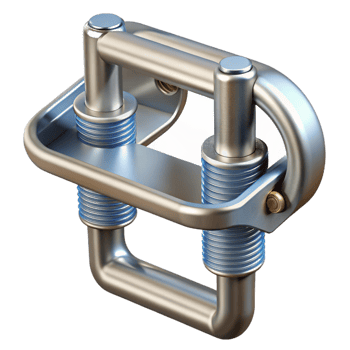 passionate beautiful Metal scaffolding clamp NO BACKGROUND with Transparent Background. gallery standard png