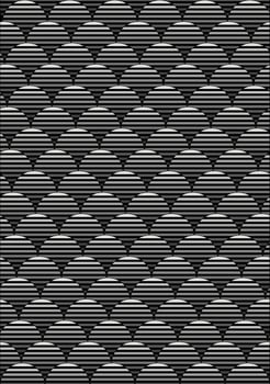 abstract geometric black and white seamless pattern vector