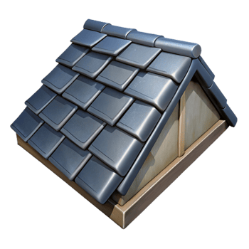 tranquil fascinating Slate roof shingle detail, NO BACKGROUND with Transparent Background. perfect clarity png
