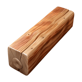 sumptuous mysterious impressionist Wooden beam, weathered grain, NO BACKGROUND with Transparent Background. original png