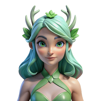 immaculate acclaimed A Nymph, beautiful female nature spirit, NO BACKGROUND with Transparent Background. png