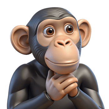 exceptional contemporary A chimpanzee, grooming itself. NO BACKGROUND with Transparent Background. high quality png
