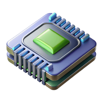 elegant vintage A graphics processing unit GPU. NO BACKGROUND with Transparent Background. premium png