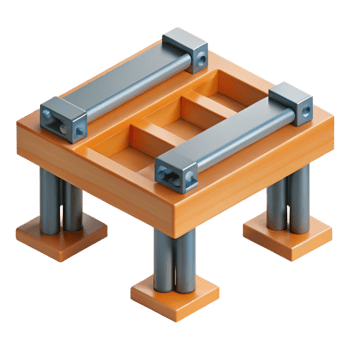 joyful breathtaking Floor joist connection detail, NO BACKGROUND with Transparent Background. ultra HD png