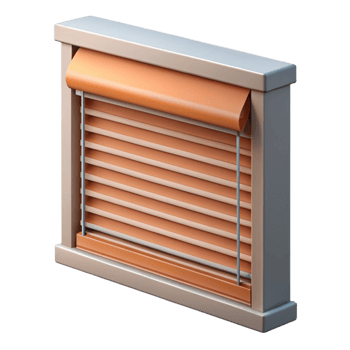 wonderful notable Modern window blind, slatted design, NO BACKGROUND with Transparent Background. png