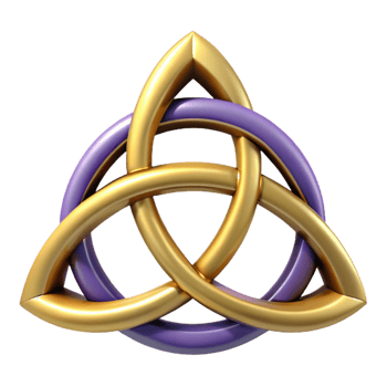 quintessential elegant Triple Goddess symbol, Celtic, NO BACKGROUND with Transparent Background. elite png