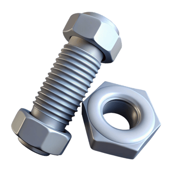 wonderful urban A bolt and nut, NO BACKGROUND with Transparent Background. elite png