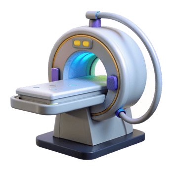 signature modern Advanced medical scanner with digital display and probes NO BACKGROUND with Transparent Background. elite png