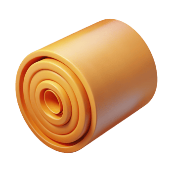 majestic memorable Roll of insulation NO BACKGROUND with Transparent Background. png