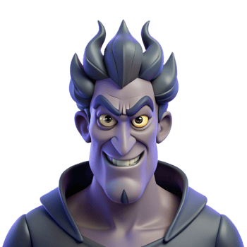 picturesque rustic Hades, God of the Underworld, stern expression, NO BACKGROUND with Transparent Background. high resolution png