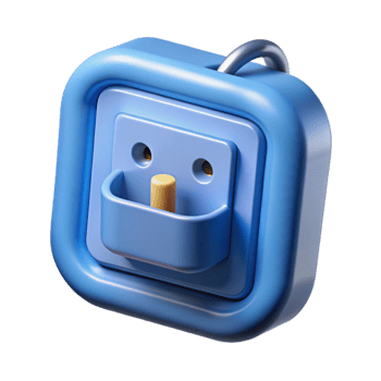 striking remarkable Blueprint of a electrical outlet NO BACKGROUND with Transparent Background. png