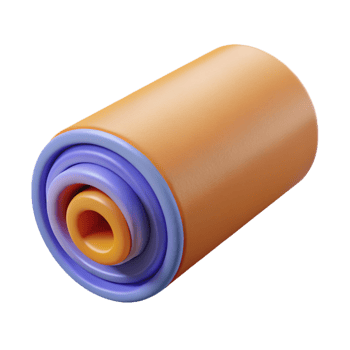 majestic reflective urban Roll of insulation NO BACKGROUND with Transparent Background. detailed png