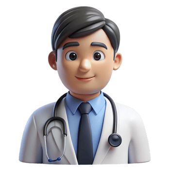 beautiful organic Serious doctor with stethoscope NO BACKGROUND with Transparent Background. museum quality png