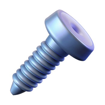pristine harmonious renaissance Screw NO BACKGROUND with Transparent Background. perfect clarity png