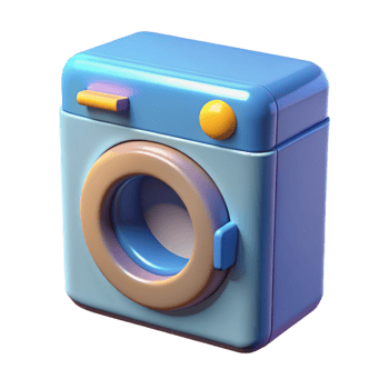 majestic celebrated Washer NO BACKGROUND with Transparent Background. png