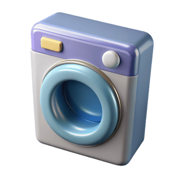 magnificent contemporary Washer NO BACKGROUND with Transparent Background. handcrafted png