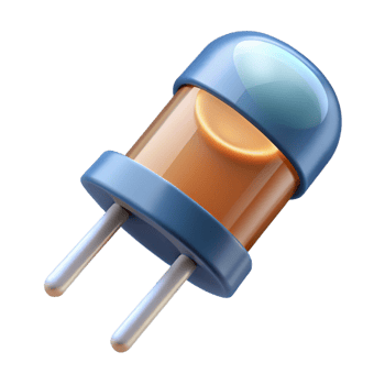 peaceful enchanting A diode, electronic component. NO BACKGROUND with Transparent Background. genuine png