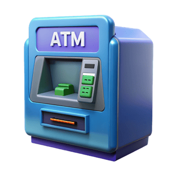 serene acclaimed An ATM, automated teller machine. NO BACKGROUND with Transparent Background. png