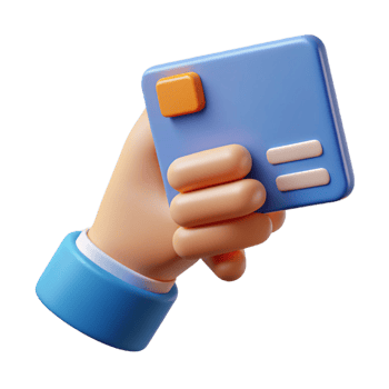 wonderful quintessential A single, stylized hand holding a credit card. NO BACKGROUND with Transparent Background. png