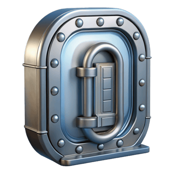 calm enchanting Spaceship door, metallic, futuristic design, airtight seal, secure. NO BACKGROUND with Transparent Background. detailed png