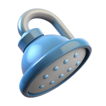 serene memorable Shower head NO BACKGROUND with Transparent Background. png