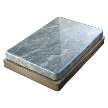 beautiful gothic Countertop slab NO BACKGROUND with Transparent Background. perfect clarity png