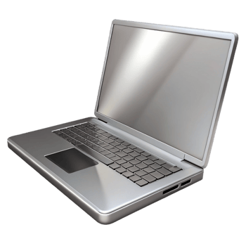 notable art deco A sleek, silver laptop computer, closed. NO BACKGROUND with Transparent Background. elite png