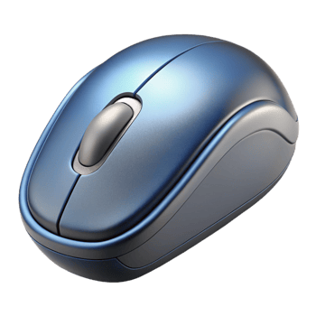 inspired gothic A computer mouse, wireless and ergonomic. NO BACKGROUND with Transparent Background. high quality png