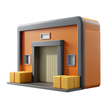 gorgeous timeless Warehouse door, loading dock, NO BACKGROUND with Transparent Background. png