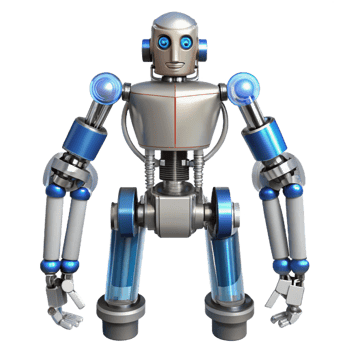 majestic energetic victorian Robotic exoskeleton with hydraulic actuators NO BACKGROUND with Transparent Background. precision png