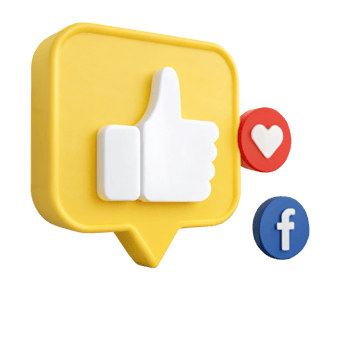 Thumbs Up, Heart, Facebook Icons Yellow Speech Bubble, Like, Round Shapes png