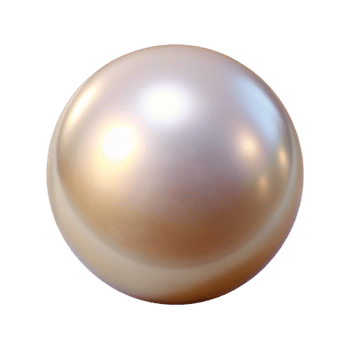 celebrated traditional A single, perfect pearl. NO BACKGROUND with Transparent Background. 8K png