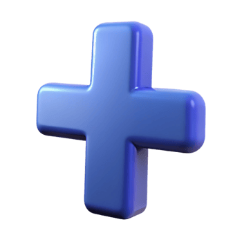 dreamy captivating A stylized cross icon. NO BACKGROUND with Transparent Background. expertly shot png