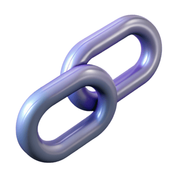 immaculate tranquil rustic A stylized chain link. NO BACKGROUND with Transparent Background. high quality png