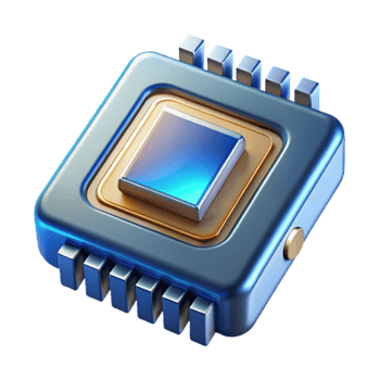 ethereal spectacular A graphics processing unit GPU. NO BACKGROUND with Transparent Background. premium png