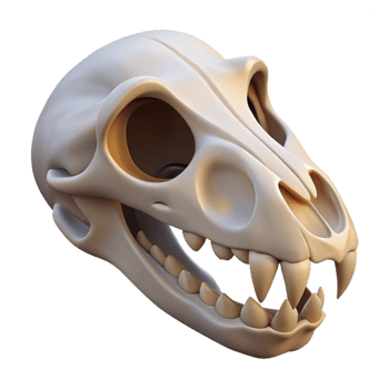 romantic fascinating Animal skull generic NO BACKGROUND with Transparent Background. handcrafted png
