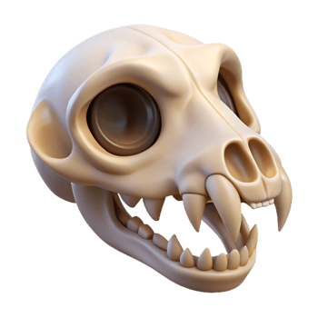 mesmerizing elegant Animal skull generic NO BACKGROUND with Transparent Background. impeccable png