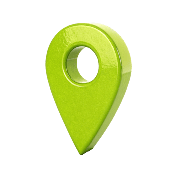 Glossy Rendering of Light Location Pin Icon png