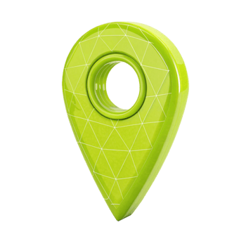Glossy Pointer with Geometric Pattern on. 3D Rendered png