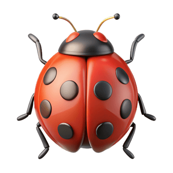 hypnotic victorian A detailed illustration of a ladybug, NO BACKGROUND with Transparent Background. gallery standard png