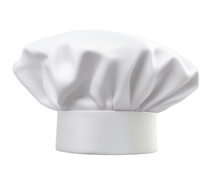 Chef hat isolated on transparent background png