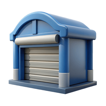hypnotic unforgettable Garage door, sectional roll-up door NO BACKGROUND with Transparent Background. png