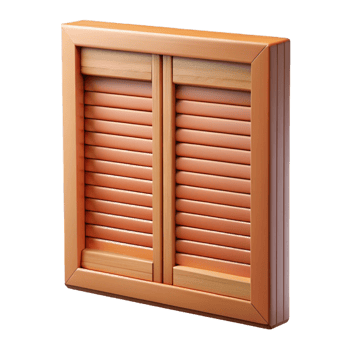 wonderful unparalleled Window shutter, louvered wood NO BACKGROUND with Transparent Background. png