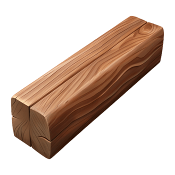 ethereal splendid Wooden beam, rustic timber NO BACKGROUND with Transparent Background. impeccable png