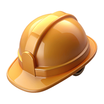 picturesque signature Construction worker's hard hat, safety helmet NO BACKGROUND with Transparent Background. png