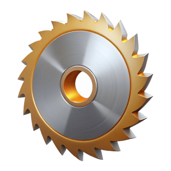 passionate radiant Circular saw blade, cutting tool for wood NO BACKGROUND with Transparent Background. premium png