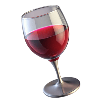 impressive signature A glass of red wine, NO BACKGROUND with Transparent Background. png
